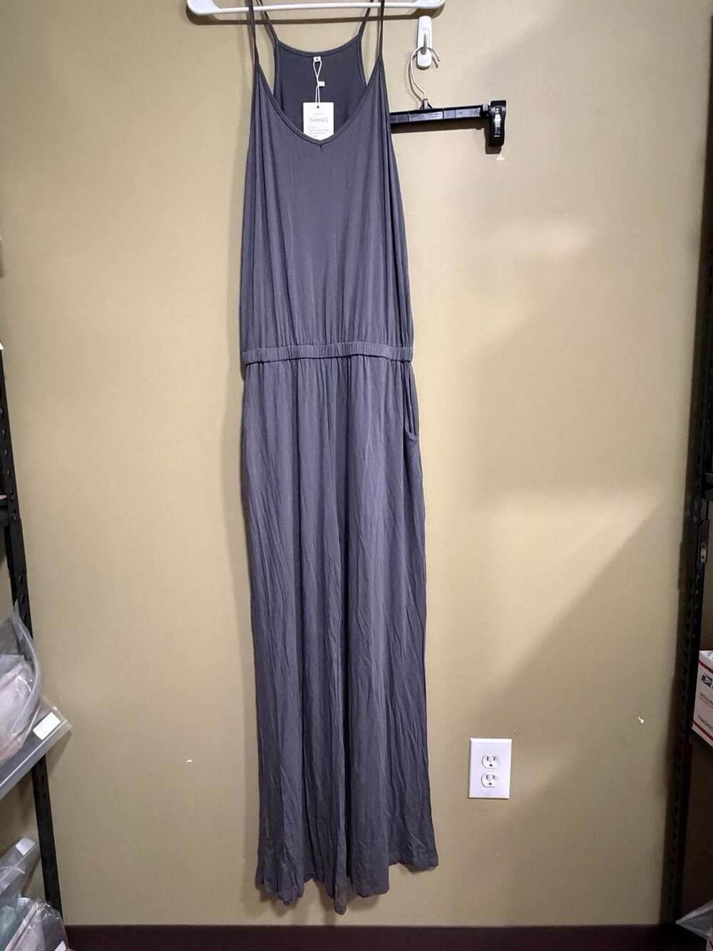 Gray jumpsuit